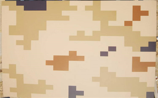 荒漠迷彩漆喷涂